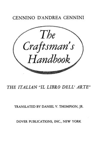 The Craftsman's Handbook