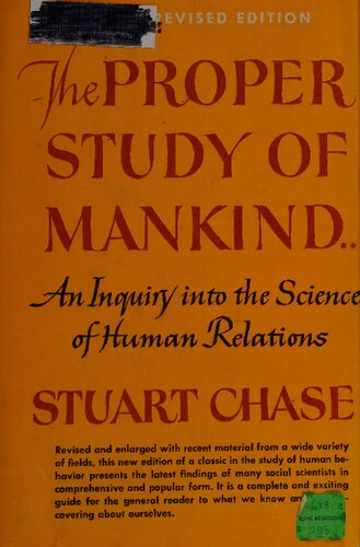 The proper study of mankind