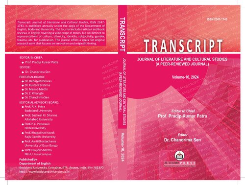 Transcript: Journal of Literature and Cultural Studies (A Peer-Reviewed Journal), Issue 10, Annual