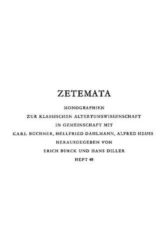 Grundzüge griechisch-römischer Brieftopik