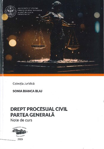 Drept procesual civil, partea generala: note de curs