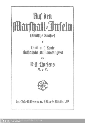 Auf den Marshall-Inseln (Deutsche Südsee)