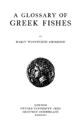 A Glossary of Greek Fishes