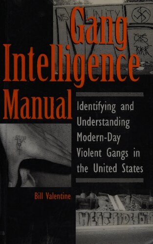 Gang Intelligence Manual: ldentifying and Understanding Modern-Day Violent Gangs in the United States