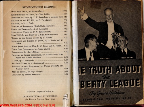 The truth about the Liberty League (International pamphlets)