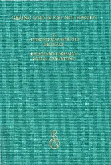 Gering und doch von Herzen: 25 indogermanistische Beiträge Bernhard Forssman zum 65. Geburtstag