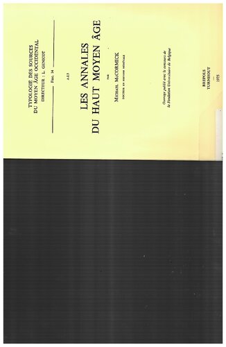 Les Annales du Haut Moyen Âge