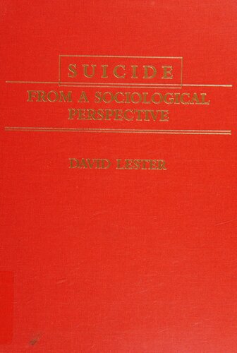 Suicide from a Sociological Perspective