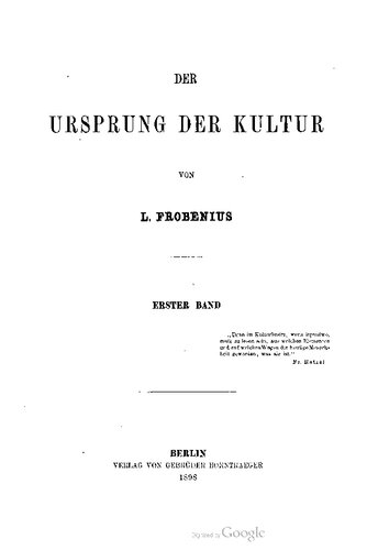 Der Ursprung der afrikanischen Kulturen