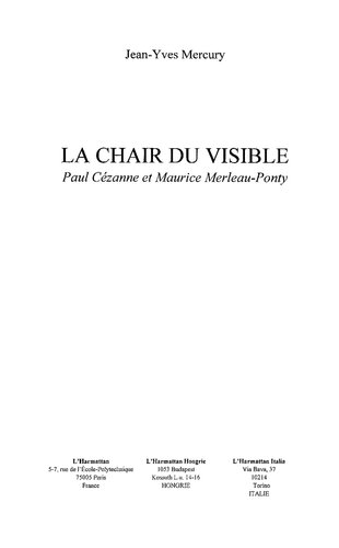 La Chair du visible