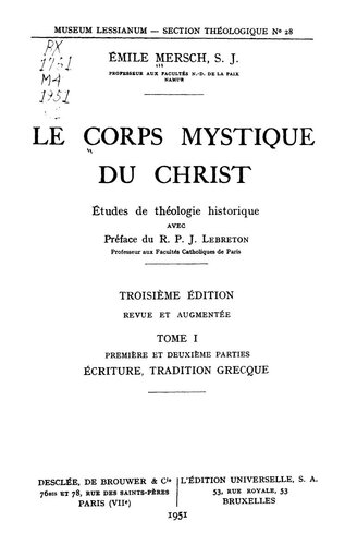 Le corps mystique du Christ