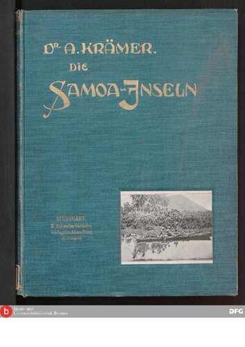 Ethnographie. Nebst einem besonderen Anhang: Die wichtigsten Hautkrankheiten der Südsee