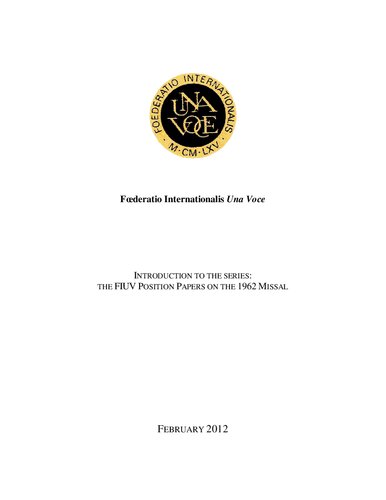 FIUV Position Papers