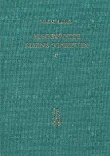 Ausgewählte kleine Schriften Band II: Festgabe für Manfred Mayrhofer zum 70. Geburtstag