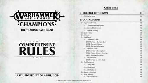 Warhammer Age of Sigmar Champions Comprehensive Rules
