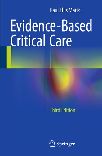 Evidence-Based Critical Care, 3e