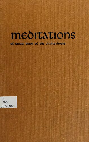 Meditations of Guigo, prior of the Charterhouse