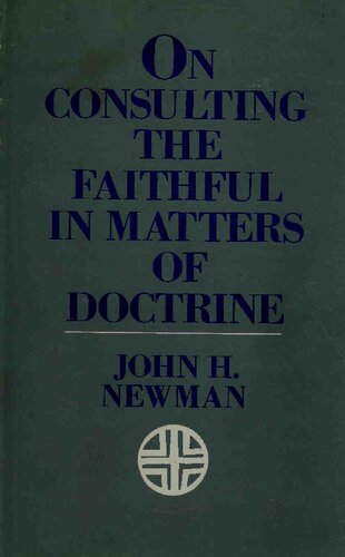 On Consulting the Faithful in Matters of Doctrine