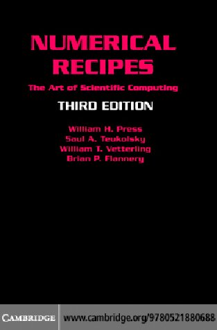 Numerical Recipes: The Art of Scientific Computing (Third Edition)