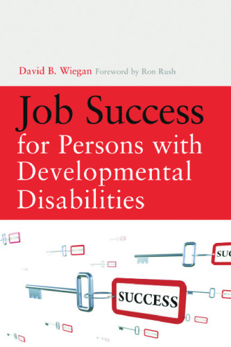 Job Success for Persons With Developmental Disabilities