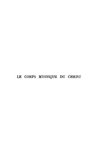 Le corps mystique du Christ