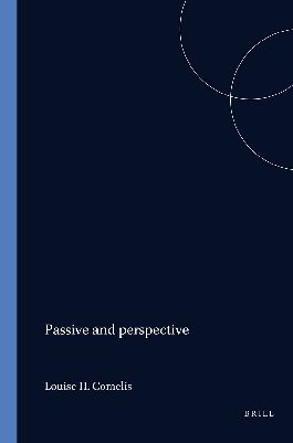Passive And Perspective.(Utrecht Studies in Language and Communication 10)