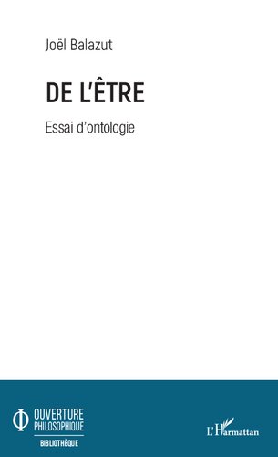 De l'Être: Essai d'ontologie