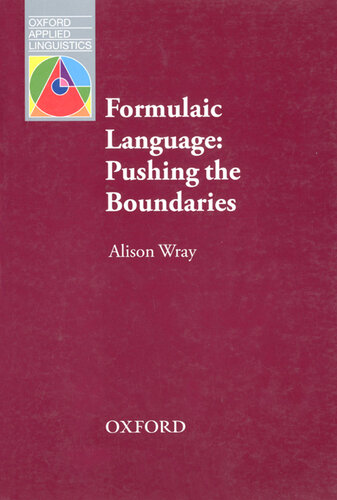 Formulaic Language: Pushing the Boundaries