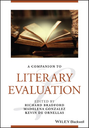 A Companion to Literary Evaluation (Blackwell Companions to Literature and Culture)