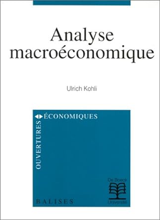 Analyse macroéconomique