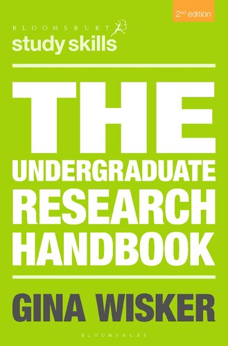 The Undergraduate Research Handbook