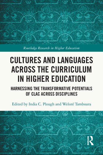 Cultures and Languages Across the Curriculum in Higher Education (Routledge Research in Higher Education)