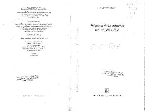 Historia de la minería del oro en Chile