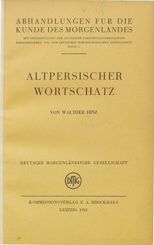 Altpersischer Wortschatz