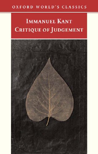 Critique of Judgement