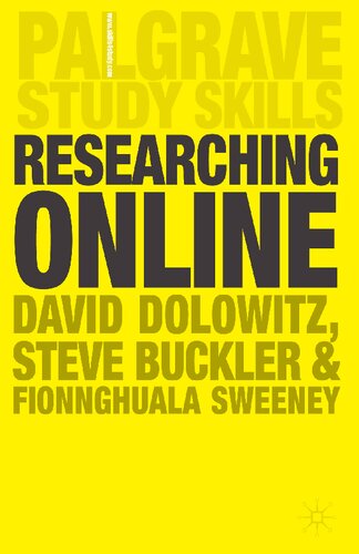 Researching Online (Bloomsbury Study Skills, 43)