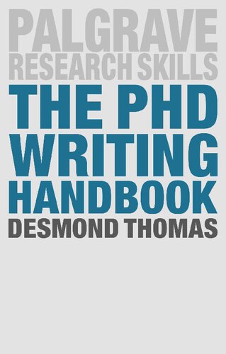 The PhD Writing Handbook