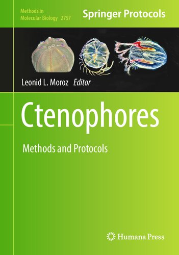 Ctenophores  Methods and Protocols