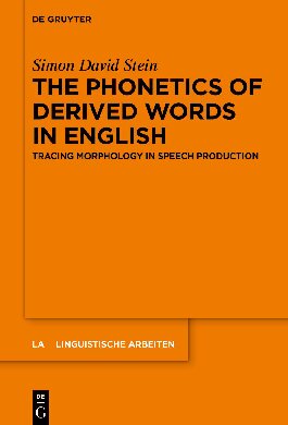 The Phonetics of Derived Words in English