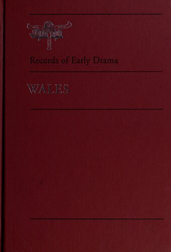 Records of Early Drama: Wales