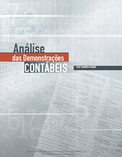 Análise das Demonstrações Contábeis