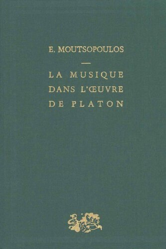 La Musique dans l'œuvre de Platon