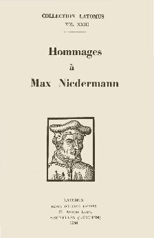 Hommages à Max Niedermann