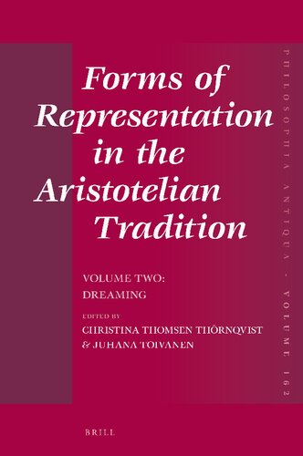 Forms of representation in the Aristotelian tradition, vol. 2: Dreaming