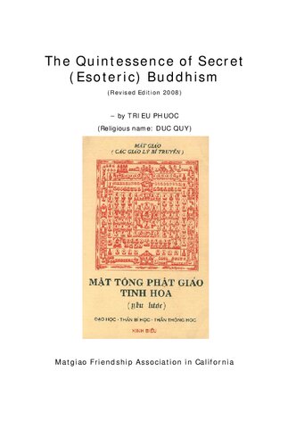 The Quintessence of Secret (Esoteric) Buddhism