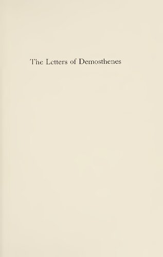 The Letters of Demosthenes