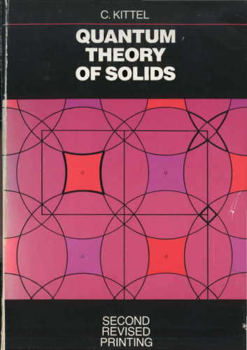 Quantum Theory of Solids, Second Edition