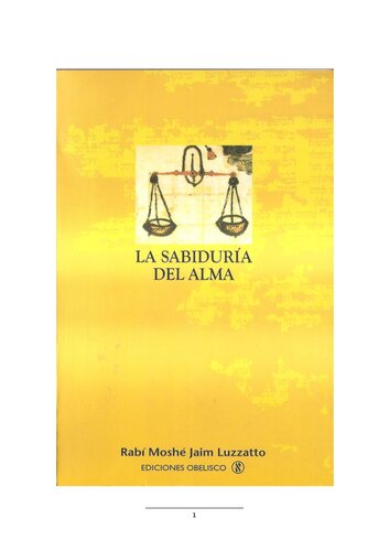 La sabiduria del alma: un diálogo entre el alma y el intelecto