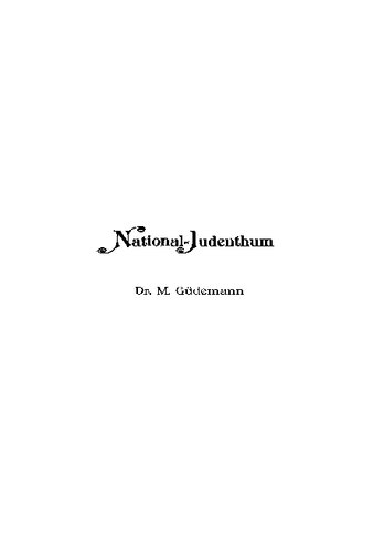 National-Judenthum