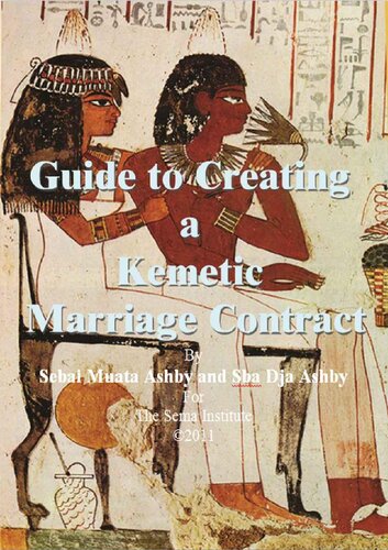 Guide to creating a kemetic marriage contract